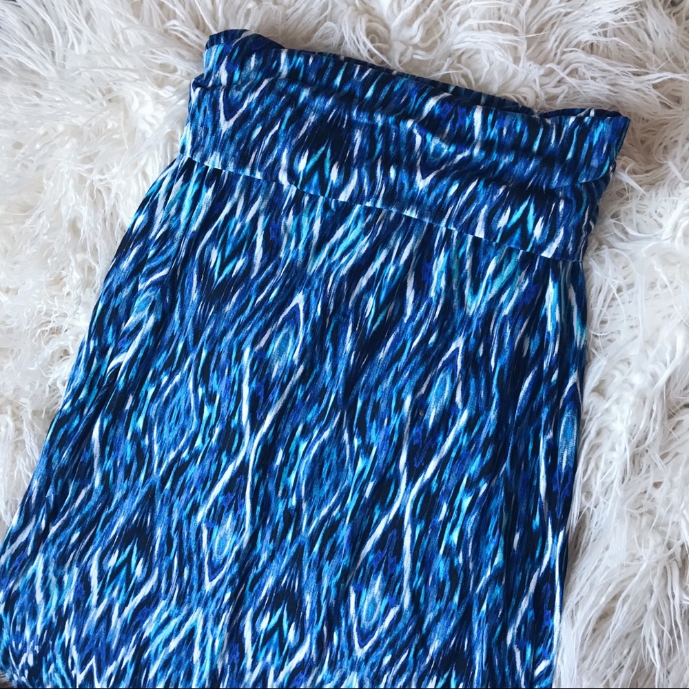 Fun tribal print maxi skirt